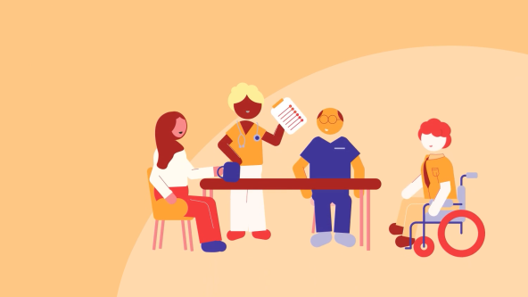 Screenshot of the Job evaluation scheme animation.