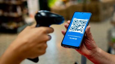 Scanning QR code
