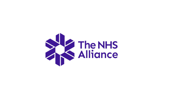 The NHS Alliance logo in purple text with a white background