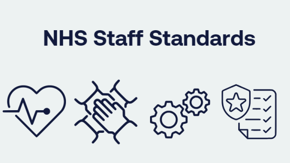 NHS Staff standards infographic