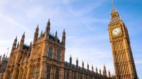 The Houses of Parliament.