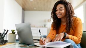 Office worker at desk