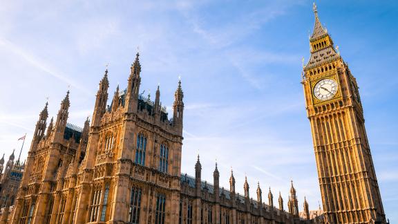 The Houses of Parliament.