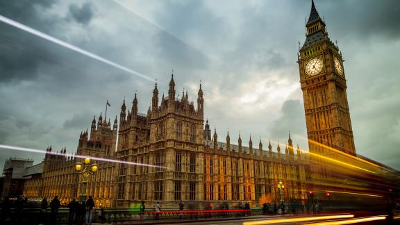 The Houses of Parliament.