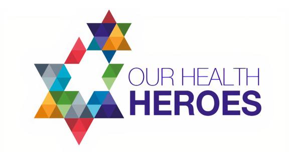 The "Our Health Heroes" logo