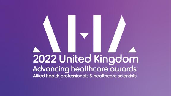 Logo for the 2022 Advancing Healthcare Awards