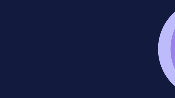 An abstract image of purple ovals on a navy background.