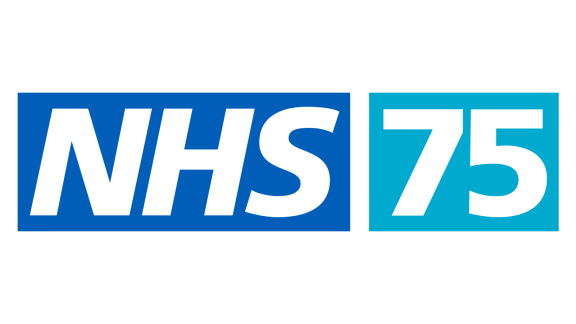 The NHS 75 logo