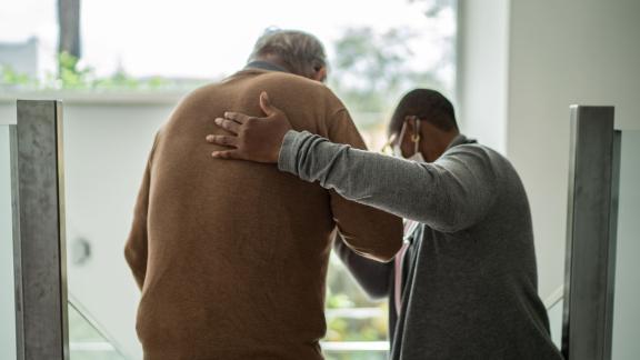 Care home helping hand