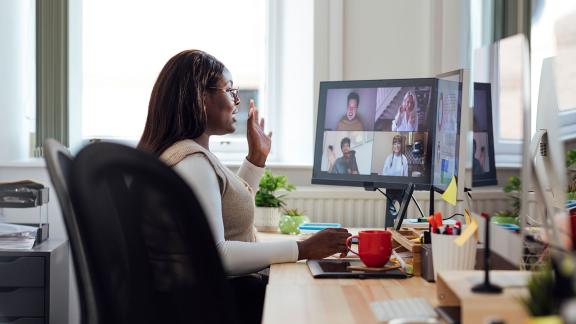 Homeworker video call