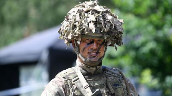 An image of Dan Gray in combat uniform