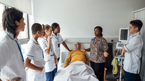 nurses at the practice ward