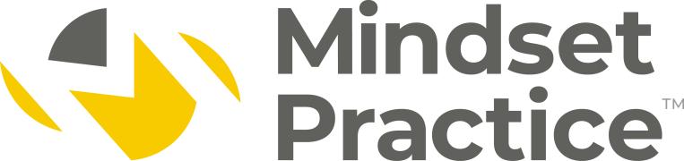 Yellow and grey logo for Mindset Practice
