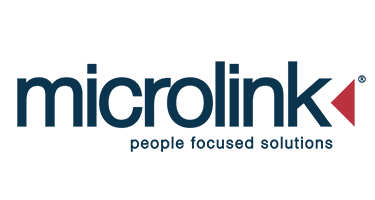 Logo for Microlink: People focused solutions.