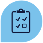 Checklist on a clipboard, representing requirements or competencies