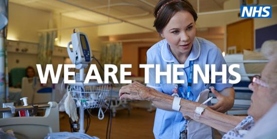 We are the NHS logo