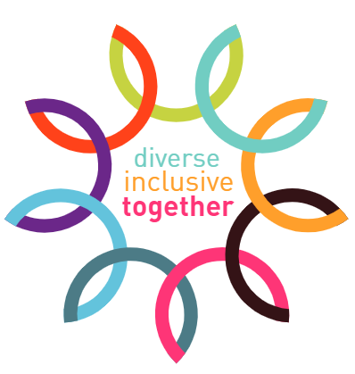 Diversity and inclusion together logo